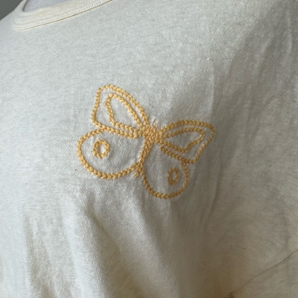 American eagle short sleeve tee - dip-dyed butterfly oversized medium - Picture 8 of 9